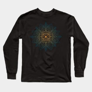 Mandala art drawing for gift Long Sleeve T-Shirt